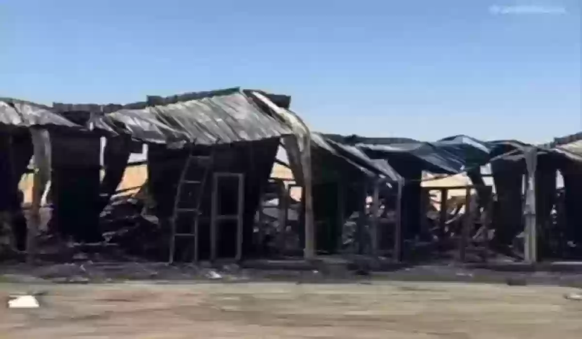 شاهد.. نتائج حريق سوق الصواريخ الكارثية في جدة بعد إخماد الحريق الهائل.